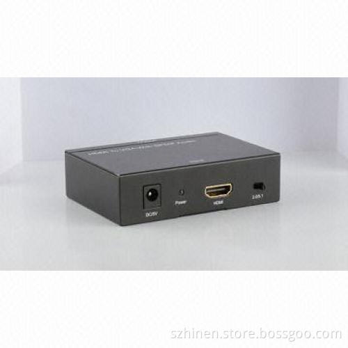 HDMI to VGA adapter with SPDIF Audio